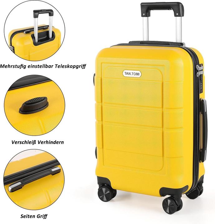 Produktbild Tan.Tomi Hartschalen-Koffer Set (95 l)