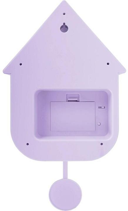 Actual product image Karlsson Wandklok Modern Cuckoo - Zachtpaars - 8.5x21.5x41cm - Wandklok Scandinavisch