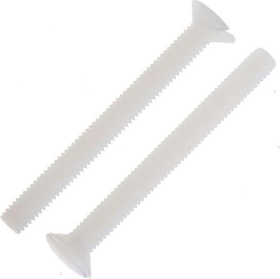 Actual product image RS PRO Slotted countersunk head screws, M3 x 30mm Nylon (100 Screws per piece)
