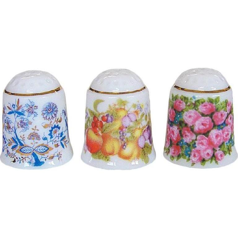 Reutter, Deko Objekt, M.W. - Fingerhüte Küchendekor - 3 fach sortiert