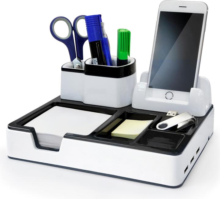 Actual product image Magni Desk organiser 3 USB charging ports