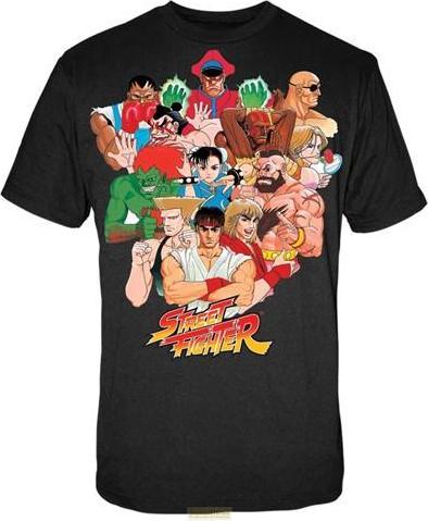 Actual product image Neca Street Fighter T- Characters (M)