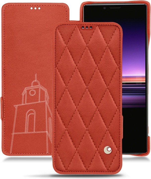 Actual product image Noreve Leather case horizontal (Sony Xperia 1)