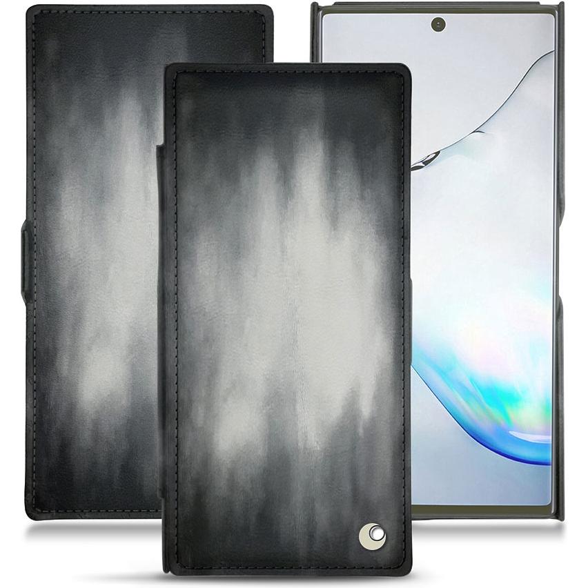 Thumbnail - Noreve Lederschutzhülle horizontal (Samsung Galaxy Note 10+), Smartphone Hülle, Grau