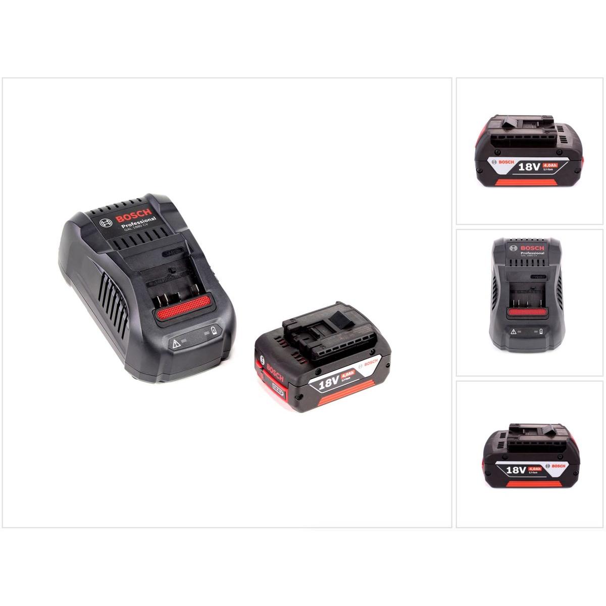 Bosch Professional, Werkzeugakku + Ladegerät, Starter-Set (18 V)