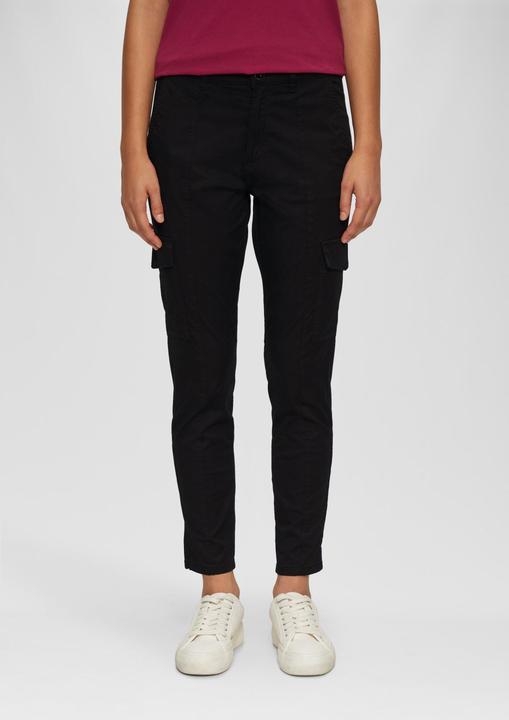 Produktbild S.Oliver Hose Chinohose Betsy mit Cargotaschen und Ziernähten (46)
