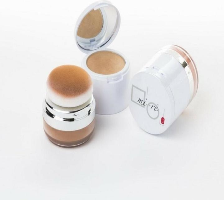 Actual product image Mi-Rê Cosmetics Loose Powder Pot Compact Powder Dual Contour Nova Contour Highlighter 11g
