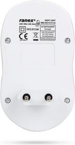 Actual product image Ranex LED Night Light with Motion Detector, Day/Night Sensor - 0.4 Watt 6000.293 White