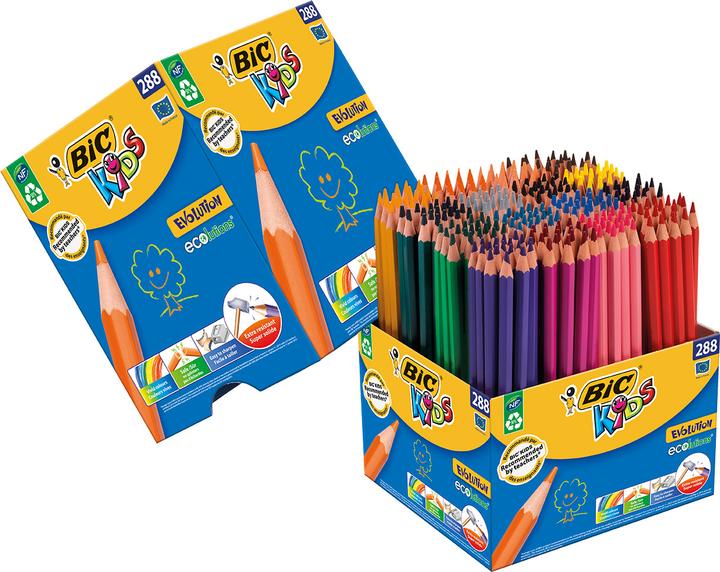 Actual product image Bic Evolution Class Pack colored pencils (Multicolor, 288 x)