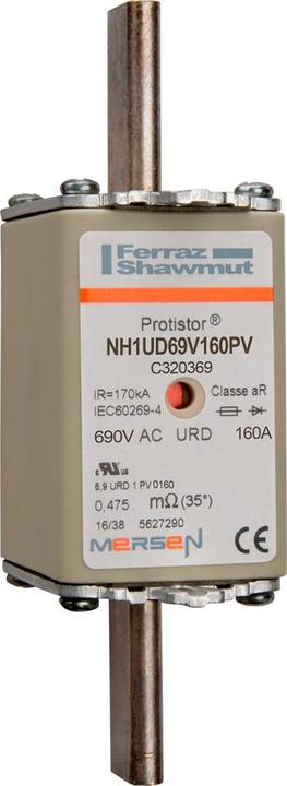 Image du produit Mersen Fusible PROTISTOR NH1 160A uRD (160 A)