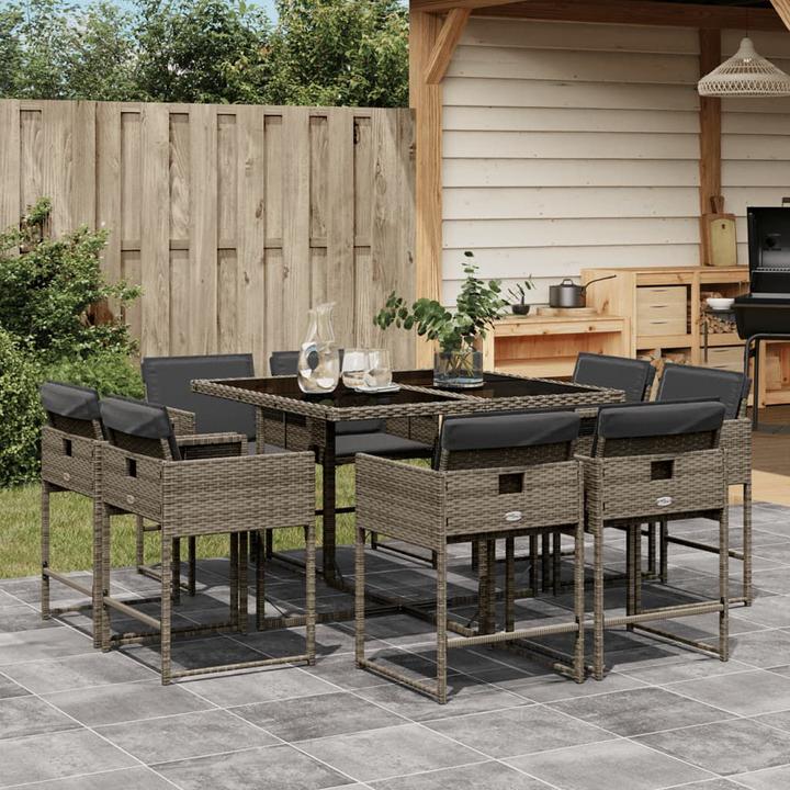 Actual product image vidaXL Garten Essgruppe (110 x 106 x 73 cm)