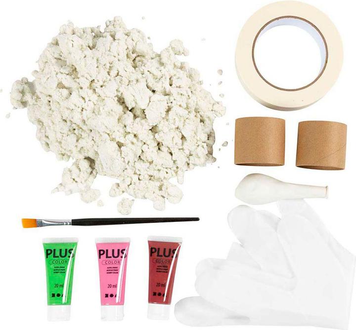 Actual product image Creativ Company Maxi Craft Kit Modelling - Papier-mâché pulp vases - assorted colours (977837)