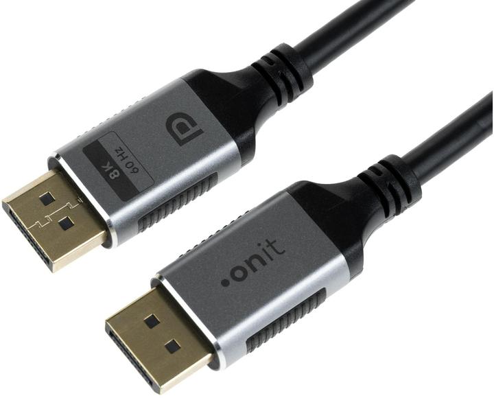 Actual product image Onit Kabel Premium DisplayPort - DisplayPort, 8K/60 Hz, 1 m (1 m)