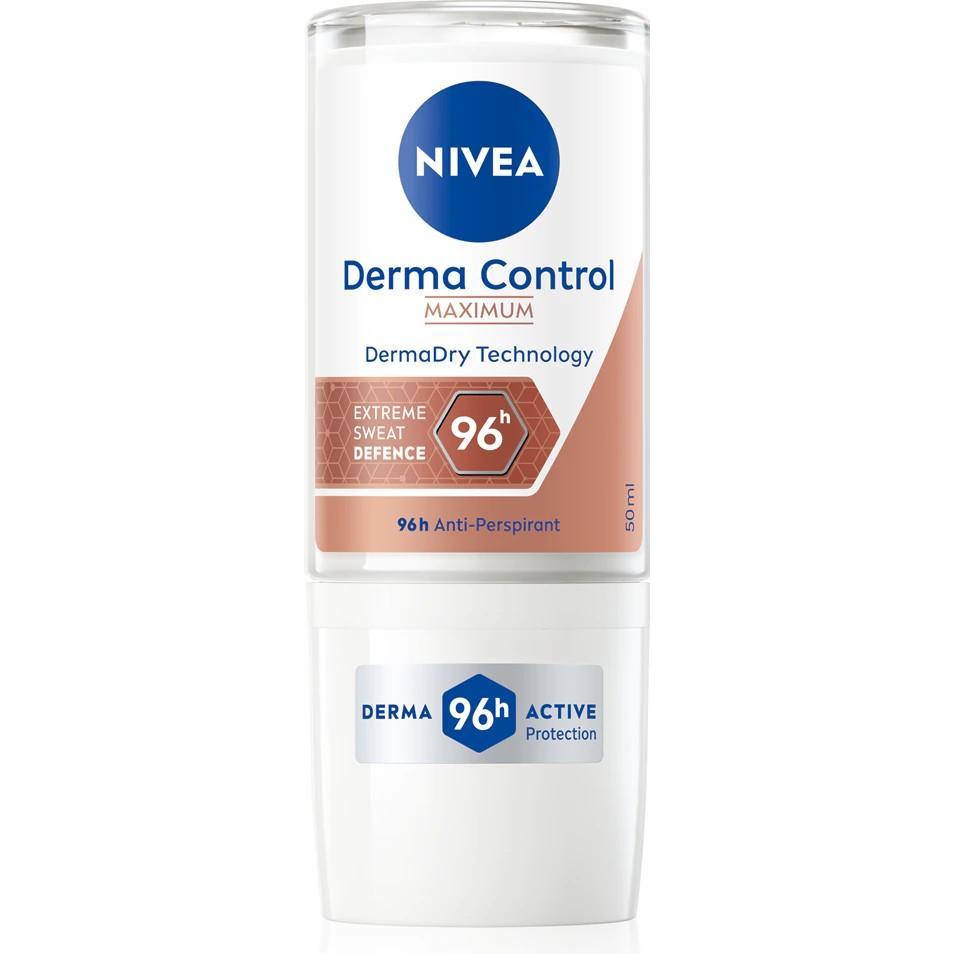 Nivea , Deo, Derma Dry Control Ball Antiperspirant 50 Ml (Roll-On, 50 Ml)