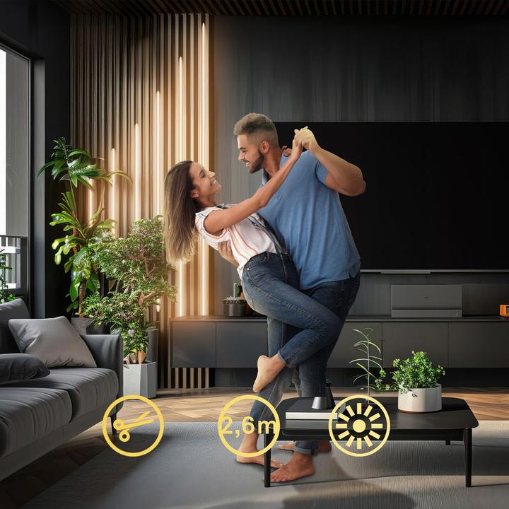 Actual product image Briloner Starter Set On/Off LED stripe 2.6m, 147xLED, 3000K (Warm white, 14 cm, Indoor)