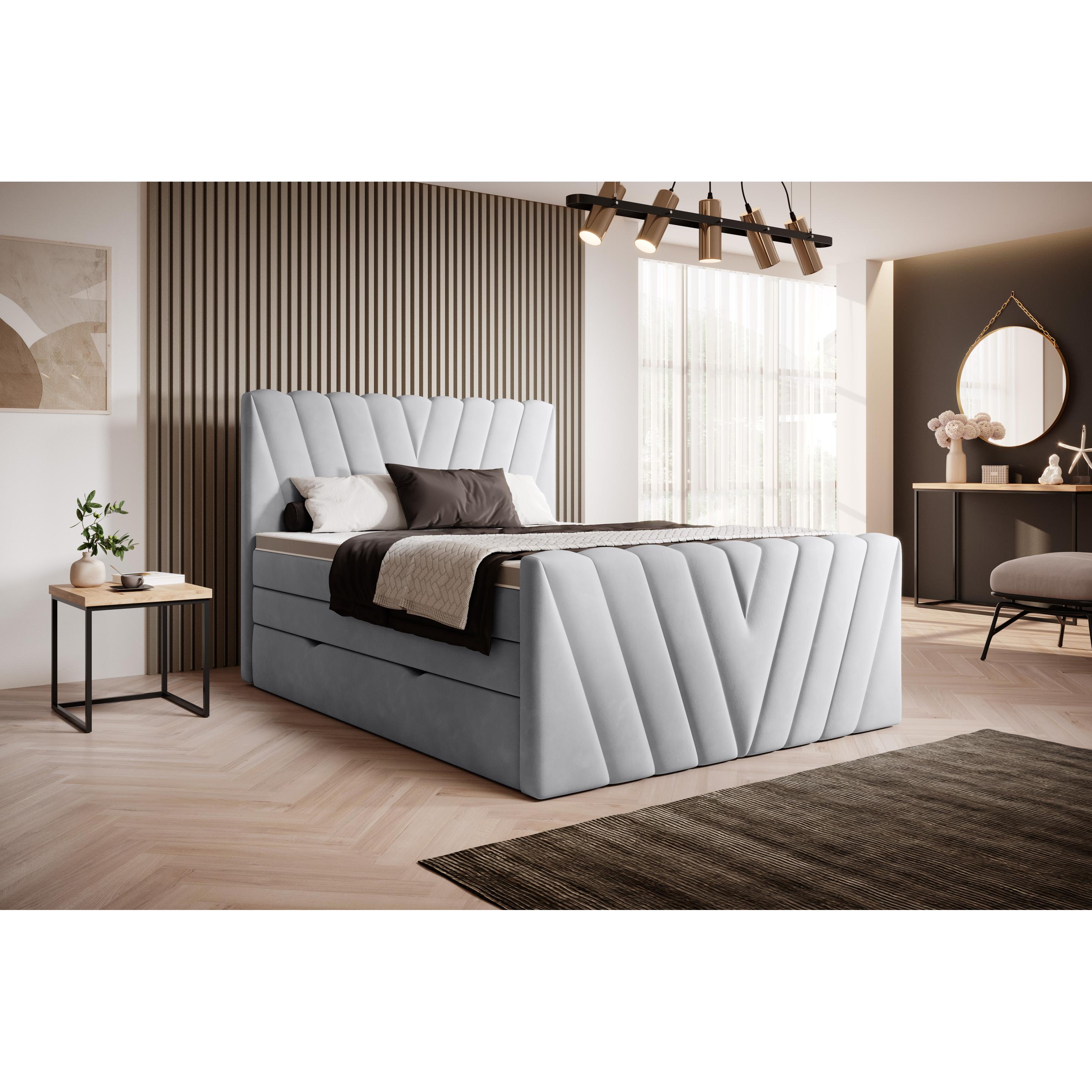 ELTAP, Bett, Candice mit Stauraum (140 x 200 cm)