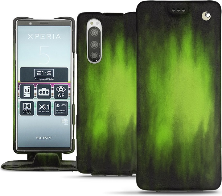 Actual product image Noreve Leather cover vertical (Sony Xperia 5)
