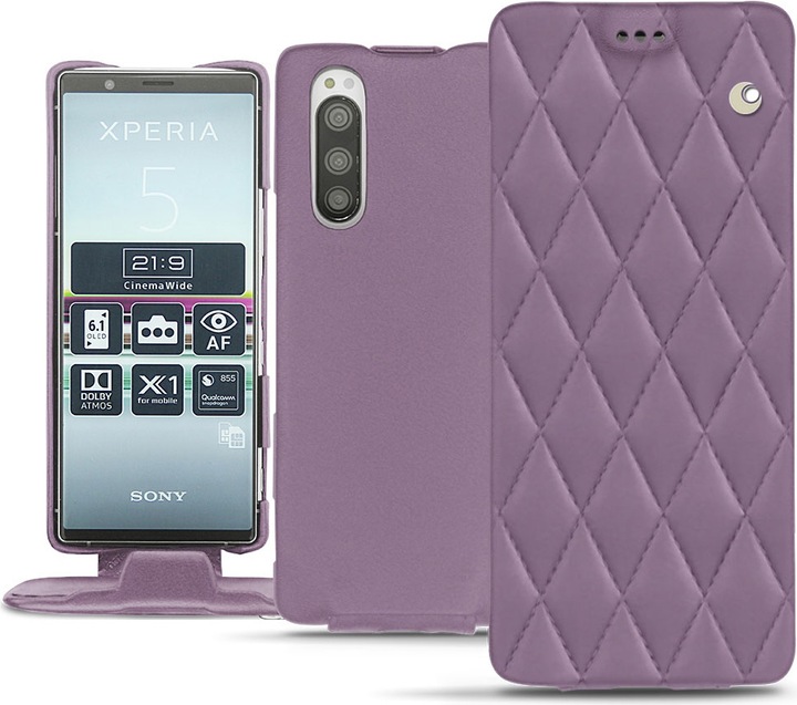 Productafbeelding Noreve Lederen omslag verticaal (Sony Xperia 5)