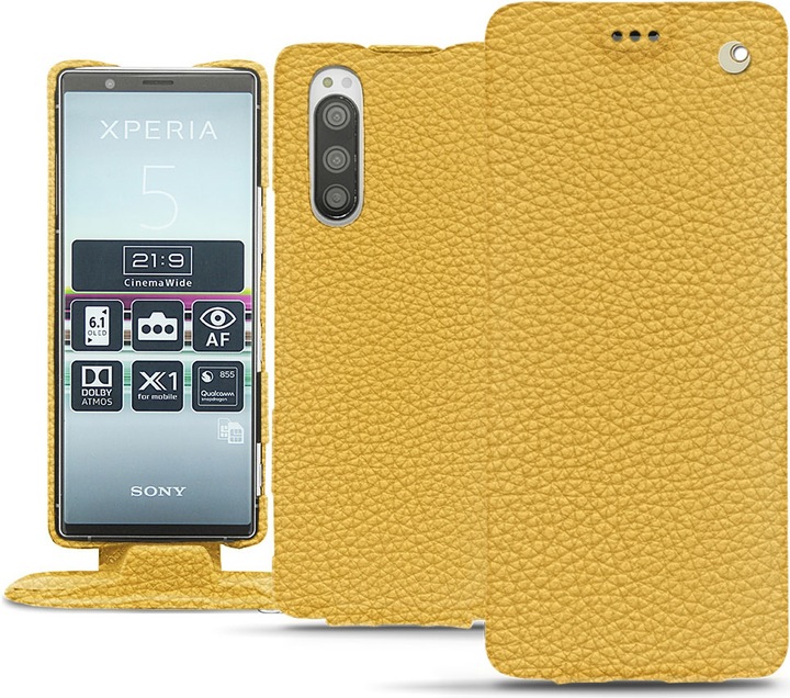 Noreve Lederschutzhülle vertikal (Sony Xperia 5)