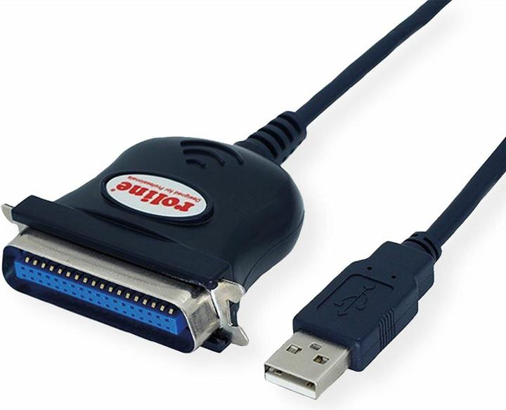 Roline Cavo convertitore USB da USB a IEEE 1284 (1.80 m, Parallelo (stampante))