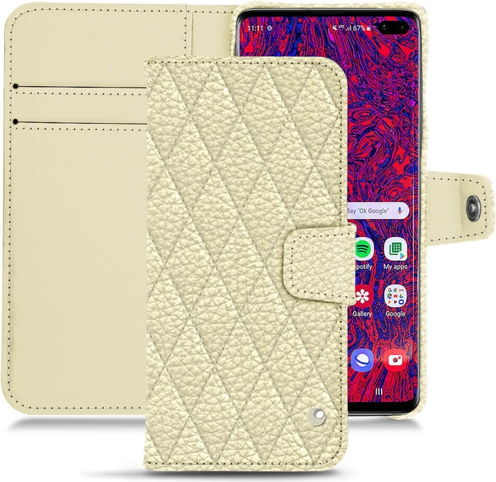 Noreve Lederschutzhülle Wallet (Samsung Galaxy S10 5G)