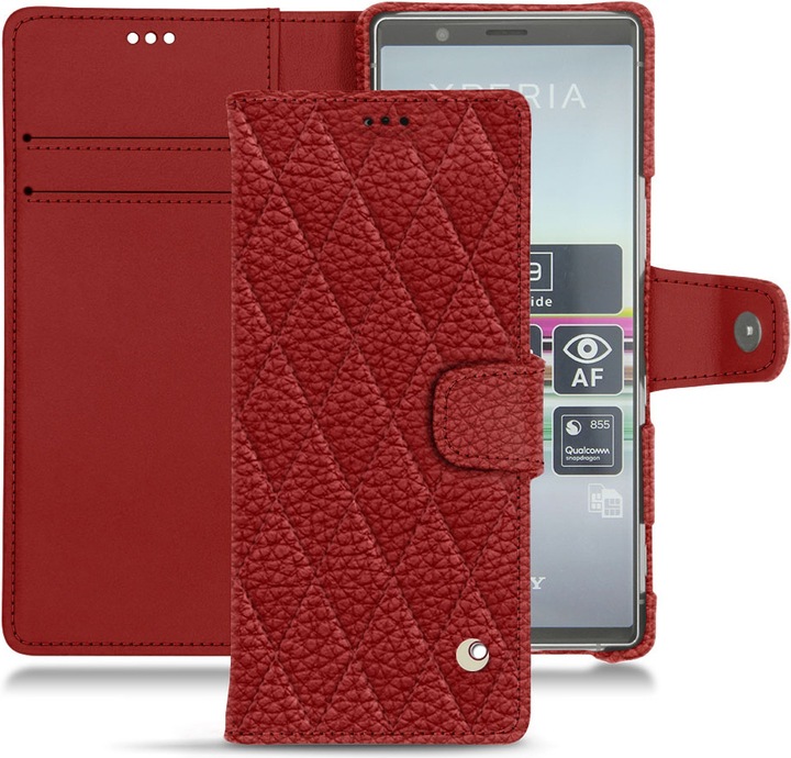 Noreve Lederschutzhülle Wallet (Sony Xperia 5)