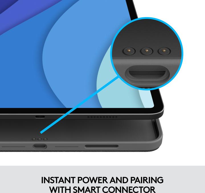 Produktbild Logitech Combo Touch (Eng. Int., iPad Pro 12.9 2021 (5. Gen))