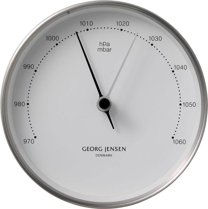 Georg Jensen KOPPEL Barometer Stainless Steel with Dial