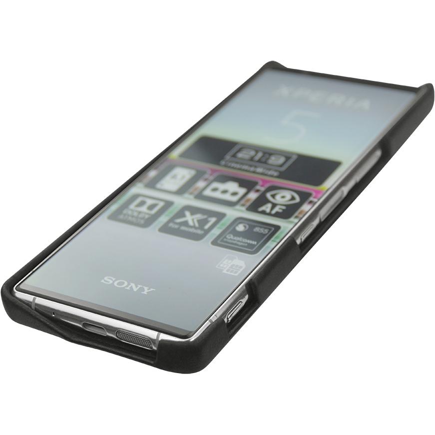 Thumbnail - Noreve Lederschutzhülle (Sony Xperia 5), Smartphone Hülle, Orange