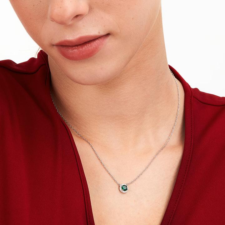 Image du produit La Petite Story Élégant collier en argent avec zircons Argent LPS10AWV06 (Argent 925, 40 cm)