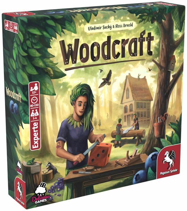 Produktbild Pegasus Woodcraft, Brettspiel, für 1-4 Spieler, ab 12 Jahren (DE-Ausgabe) (Deutsch, 1 - 4 Spieler)