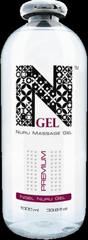 Produktbild NGel Premium» Nuru Ganzkörper-Massagegel auf Wasserbasis, 1 Liter (1000 ml)