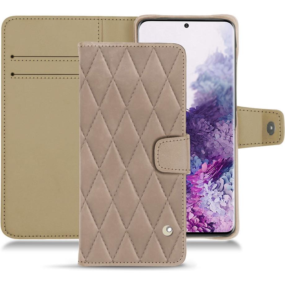 Thumbnail - Noreve Lederschutzhülle Wallet (Samsung Galaxy S20+), Smartphone Hülle, Beige