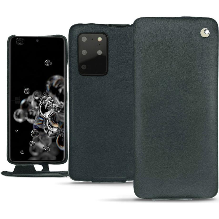 Noreve Lederschutzhülle vertikal (Samsung Galaxy S20+ 5G), Smartphone Hülle, Blau