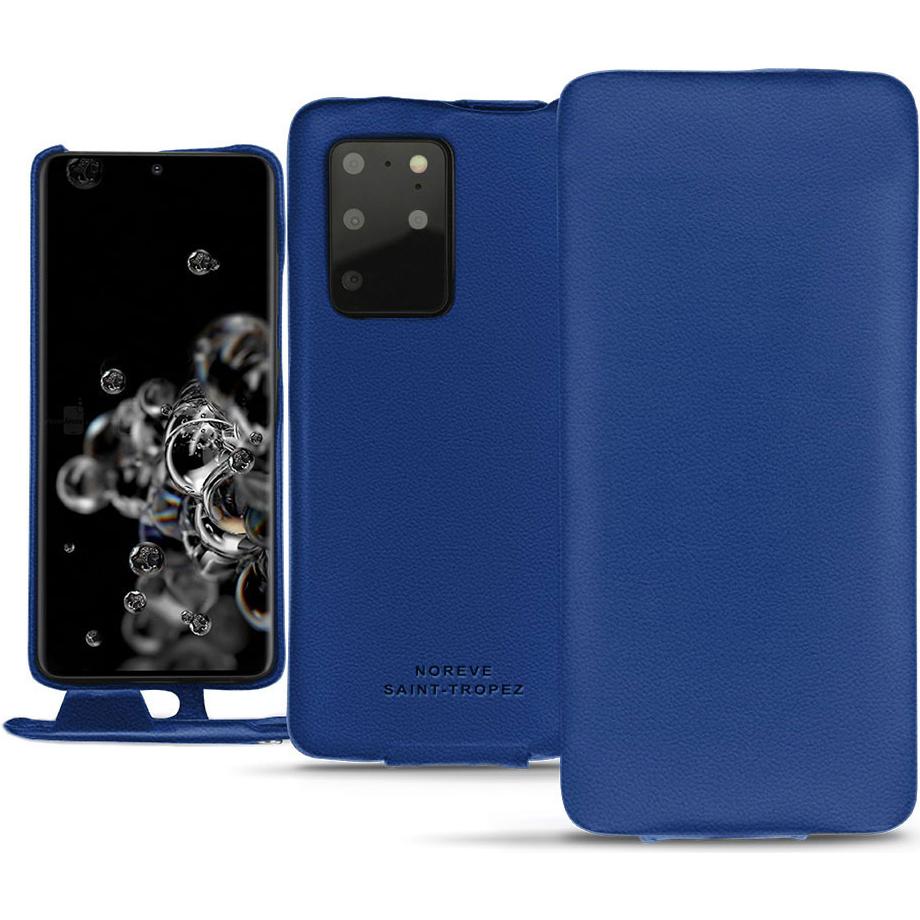 Thumbnail - Noreve Lederschutzhülle vertikal (Samsung Galaxy S20+ 5G), Smartphone Hülle, Blau