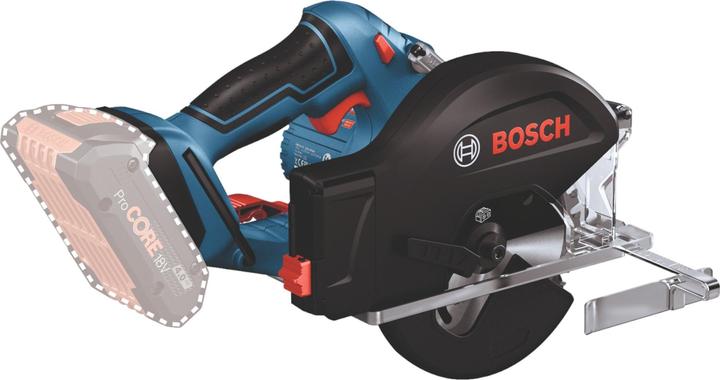 Produktbild Bosch Professional Bosch GKM 18V-50 Professional Akku Metall Handkreissäge 18 V 136 mm Brushless + 2x ProCORE Akku 4,0
