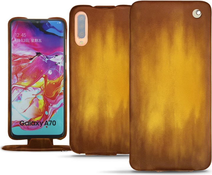 Produktbild Noreve Lederschutzhülle vertikal (Samsung Galaxy A70)