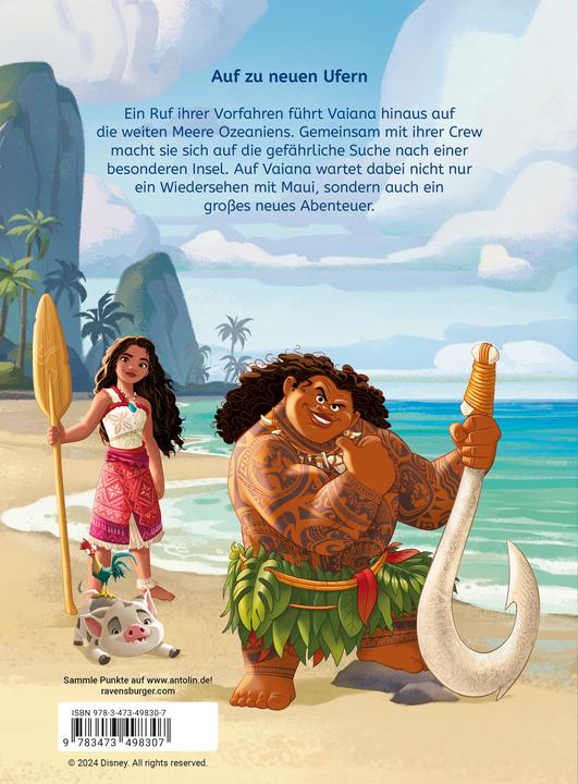 Actual product image Ravensburger Disney: Vaiana 2 - Das Erstlesebuch zu Film 2 (German, Annette new farmer, The Walt Disney Company, 2024)