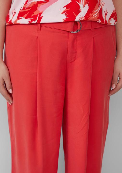 Image du produit S.Oliver Hose Wide-Leg-Hose aus Viskosemix mit Stoffgürtel (44)