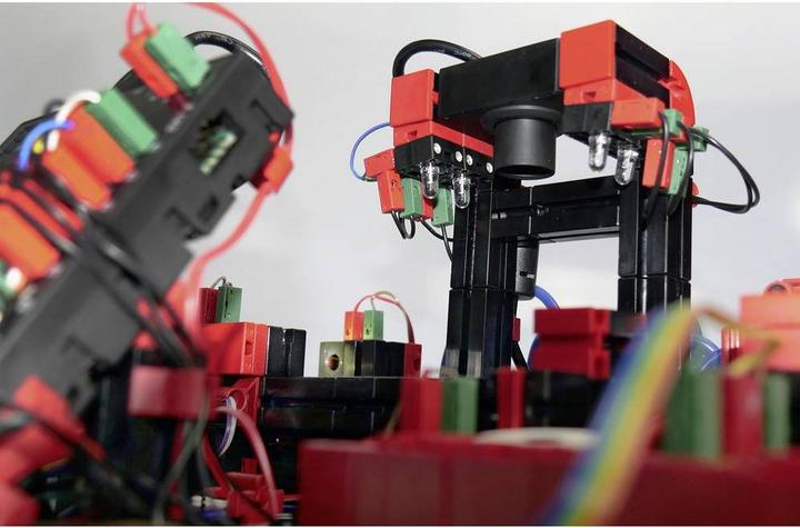 Fischertechnik Quality assurance with AI simulation model Finished device 9 V