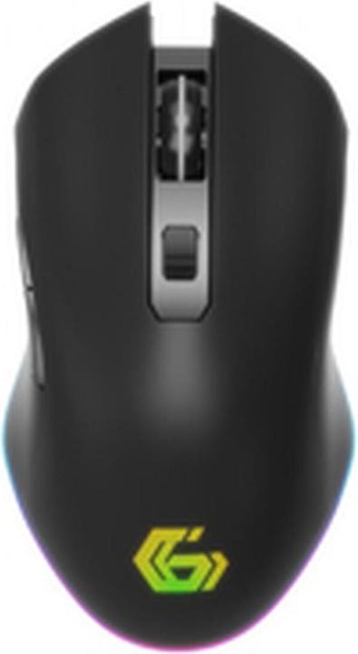Actual product image Gembird MUSGW-6BL-02 Gaming-Maus Bluetooth® Optisch Schwarz 1600 dpi, 2400 d (Cable, Wireless)