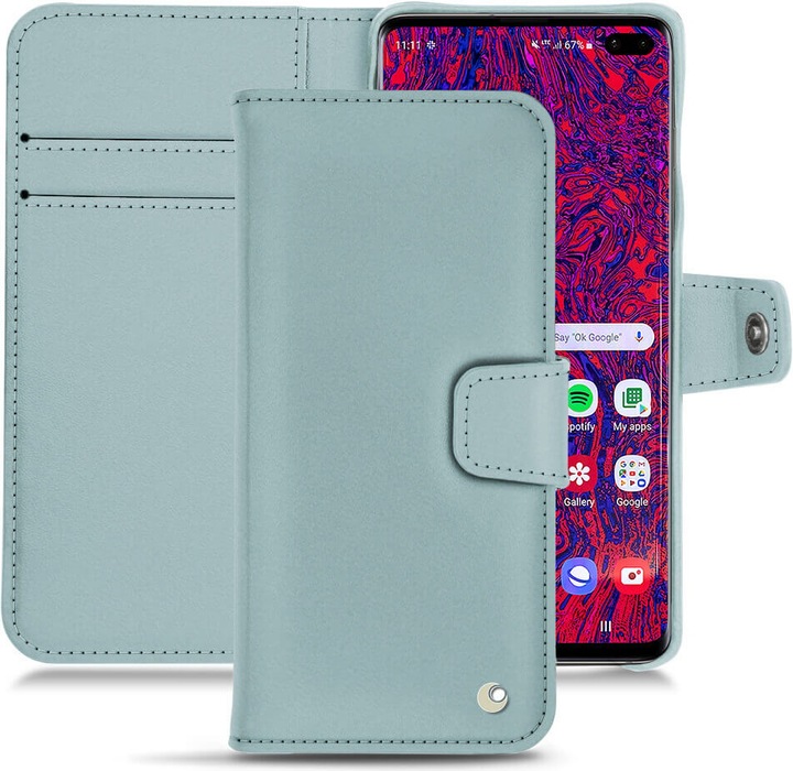Noreve Lederschutzhülle Wallet (Samsung Galaxy S10 5G)