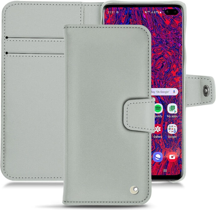 Noreve Lederschutzhülle Wallet (Samsung Galaxy S10 5G)