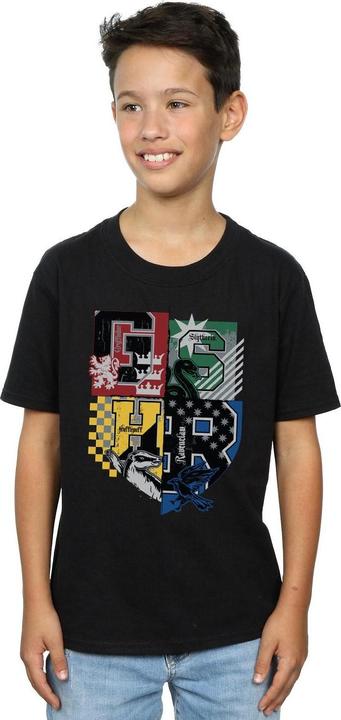 Immagine prodotto Maglietta in cotone delle case di Hogwarts per ragazzi (116)