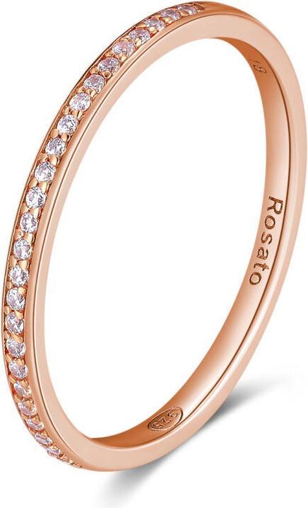 Actual product image Rosato Minimalist bronze ring with Allegra RZA030 zircons - Circuit: 50 mm (50)