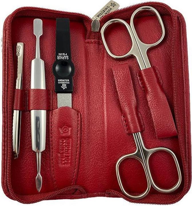 Actual product image Pfeilring Solingen Manicure Set Nail Scissors Cuticle Scissors Nail File 5 Pieces