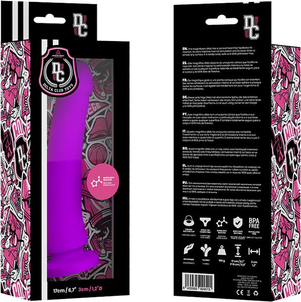 Image du produit Delta Club Toys Dildo Lila Silicona Medica 17 X 3 cm