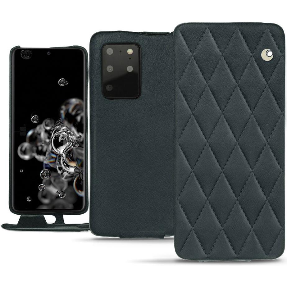 Noreve Lederschutzhülle vertikal (Samsung Galaxy S20+ 5G), Smartphone Hülle, Blau