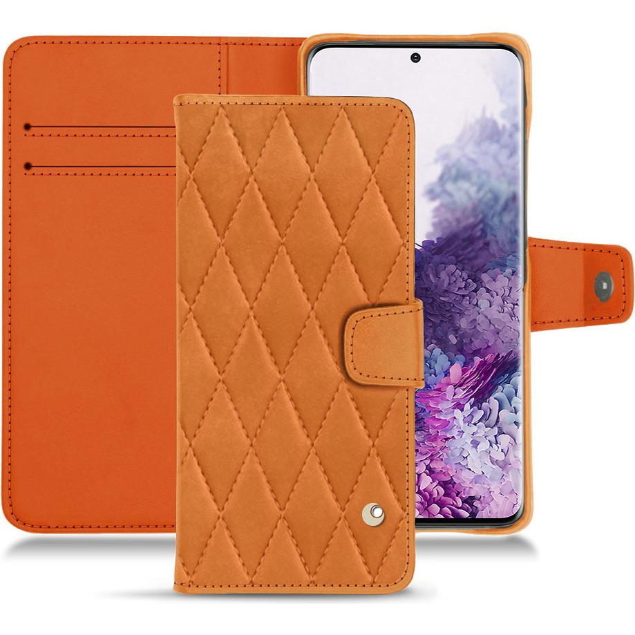 Thumbnail - Noreve Lederschutzhülle Wallet (Samsung Galaxy S20), Smartphone Hülle, Orange