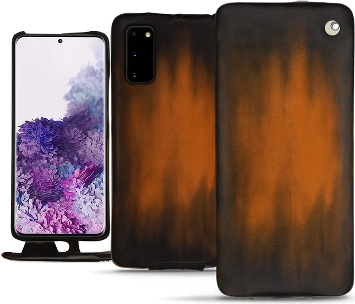 Noreve Lederschutzhülle vertikal (Samsung Galaxy S20)